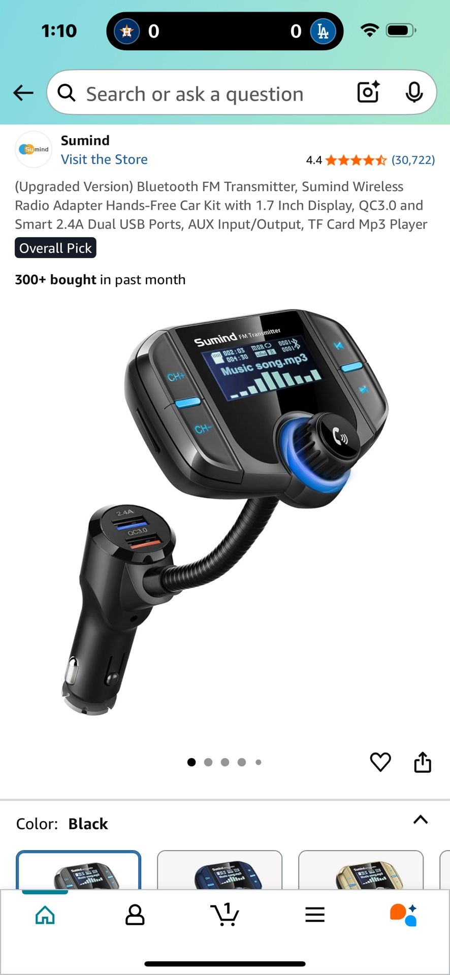New Wireless Car Fm Transmitter