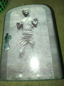 Star Wars Han Solo 4 Can Mini Fridge Collectible