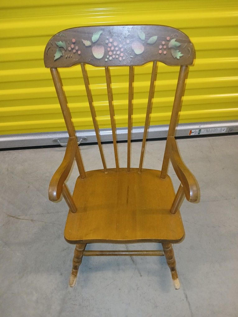 Wooden Children's Rocking Chair