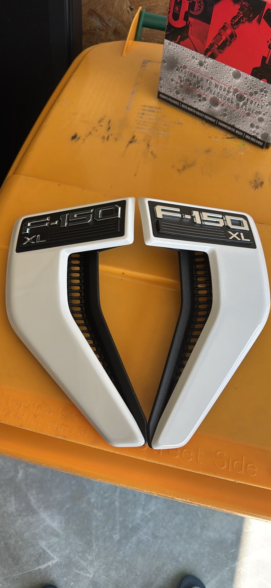 2024 F150 Color matched Fender Badges 