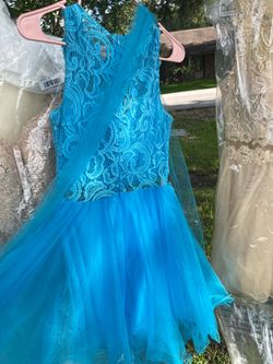 Blue formal dress