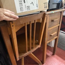 Wooden Kid Secretary Desk