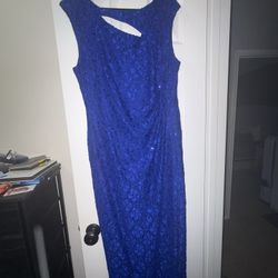 Royal Blue Gown- Size 14 Women’s