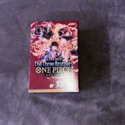 One Piece Three Brothers Ultra Deck No Bonus Pack!!