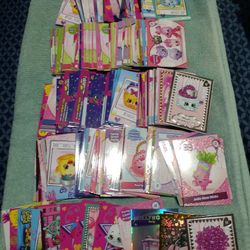 Shopkins Trading Cards All Great Condition $335 Pieces No Offers No Trades 75th Avenue And Indian School Cross Streets For Pickup $20 Cash For All