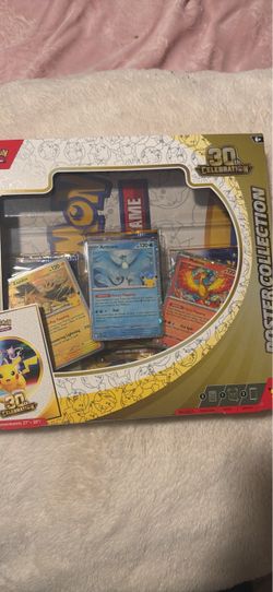 Pokémon 30th Celebration Poster Collection Box