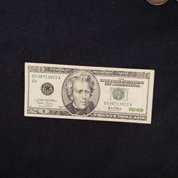 Series 2001 $20 Bill