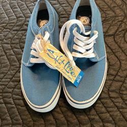 Salt Life Canvas Boat Shoes Size 7