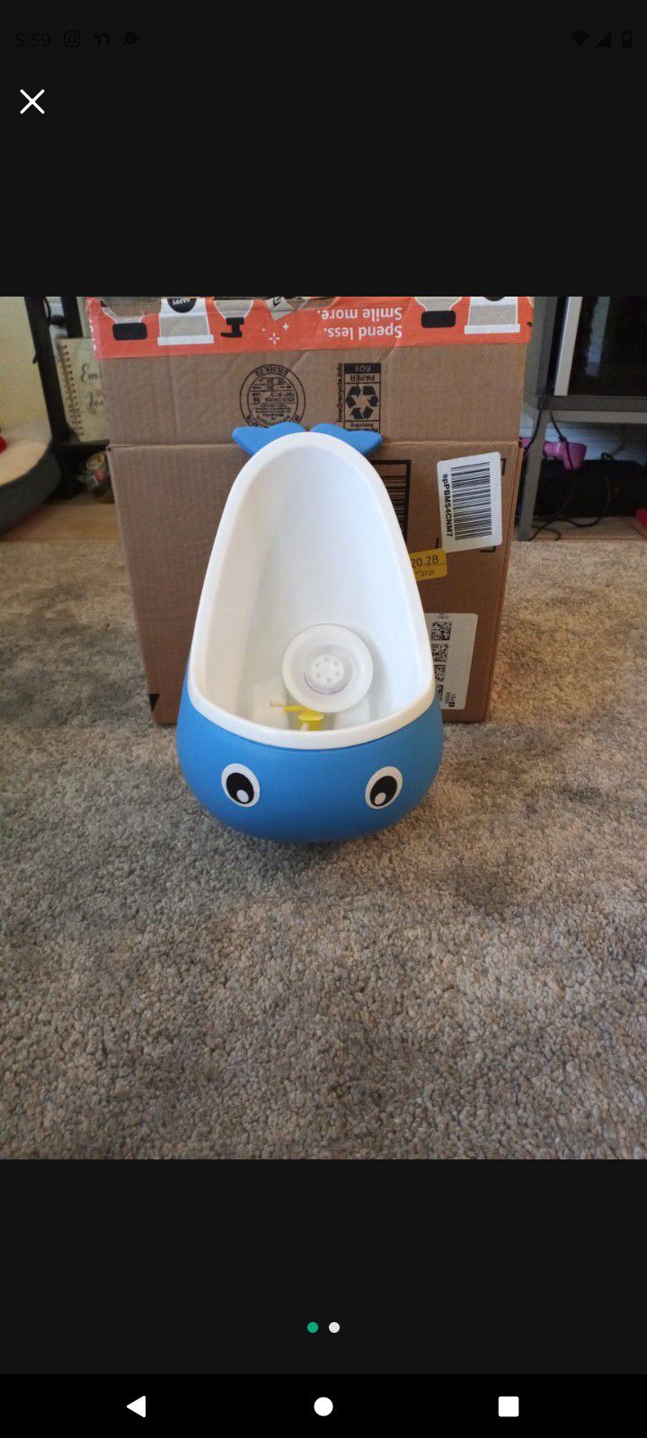 Toddler Urinal- Whale