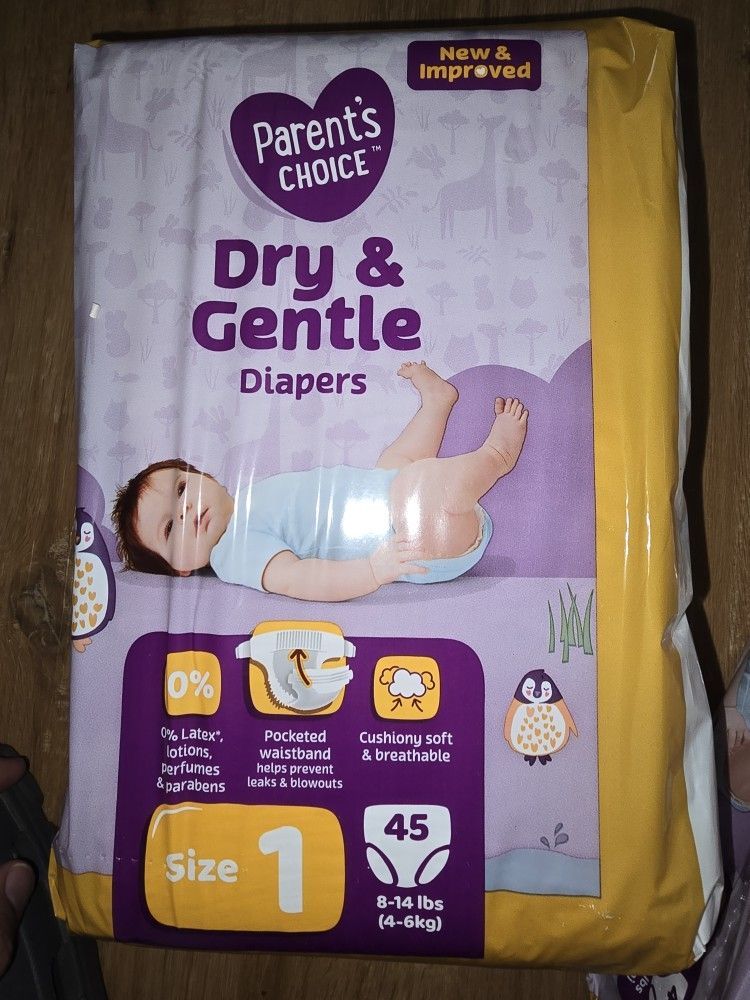 Newborn And Size 1 Diapers