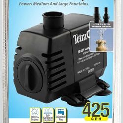 Pond Statuarv Pump 425 GPH. Powers Small And Tabletop Fountains