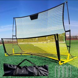 Dual-Sided Soccer Rebounder