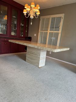 Matching Granite Table Set