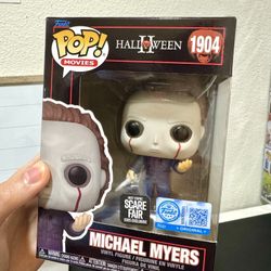 #1904 Halloween II: Michael Myers bleeding eyes Funko Pop horror (Hot Topic Scare Fair exclusive) NEW!! 