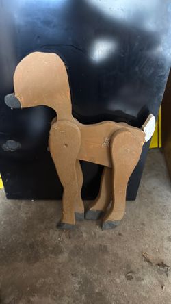 Comes with deer horns and deer wooden for Christmas