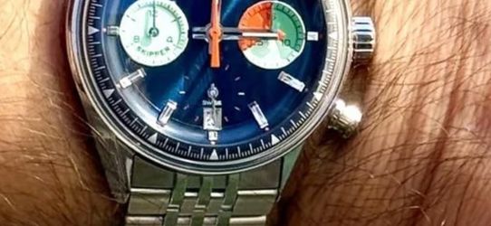 Tag Heuer Skipper Chronograph Watch Stainless Steel