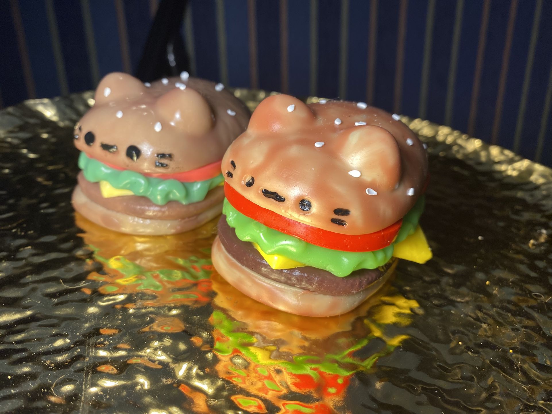 Burger Cat Taba Squishy