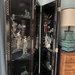 Japanese Solid Wood Hand-Made Room Divider