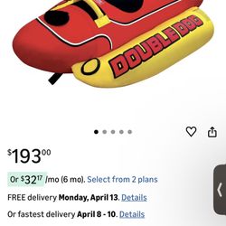 Inflatable Hot dog Towable tube