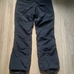 FERA Womens Black Ski Pants Size 10 Black Insulated