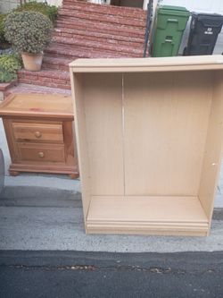 Book shelf & Night stand FREE