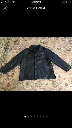 Vintage guess leather jacket Size XL