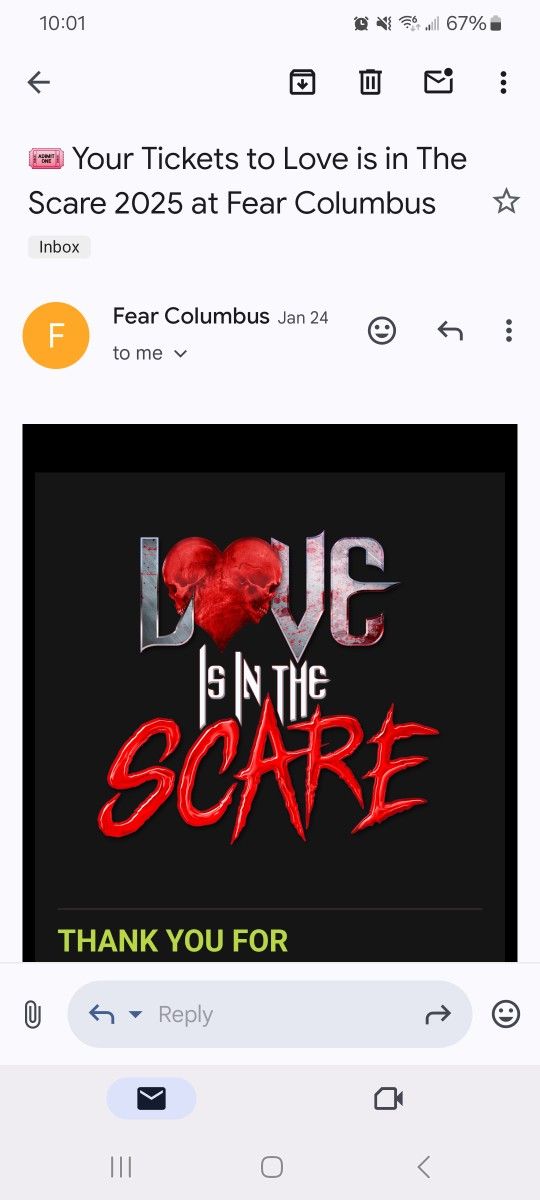 Haunted House Tickets VALENTINE'S DAY