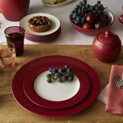 Noritake Colorwave 16-Piece Rim Dinnerware Set, Service For 4 - Raspberry