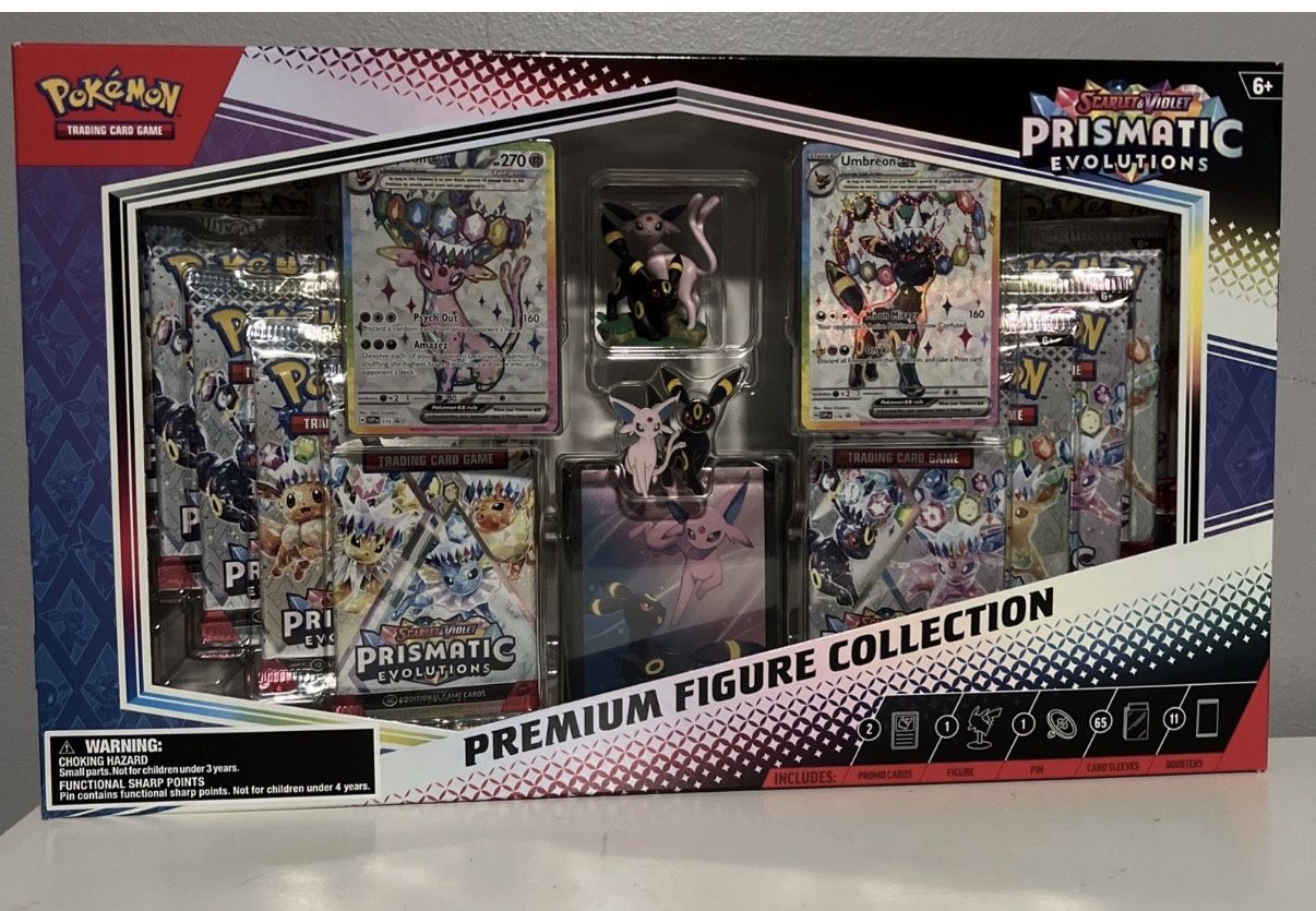 POKEMON TCG Prismatic Evolutions Premium Figure Collection