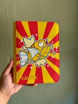 hand painted vault x 4 pocket binder