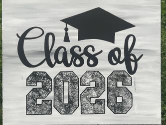 Class Of 2026 Canvas 16 X 20 Hand Painted By Me