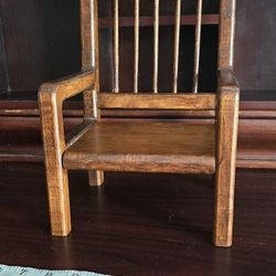 Hand Crafted Accent Wood Chair
 11 x 7
