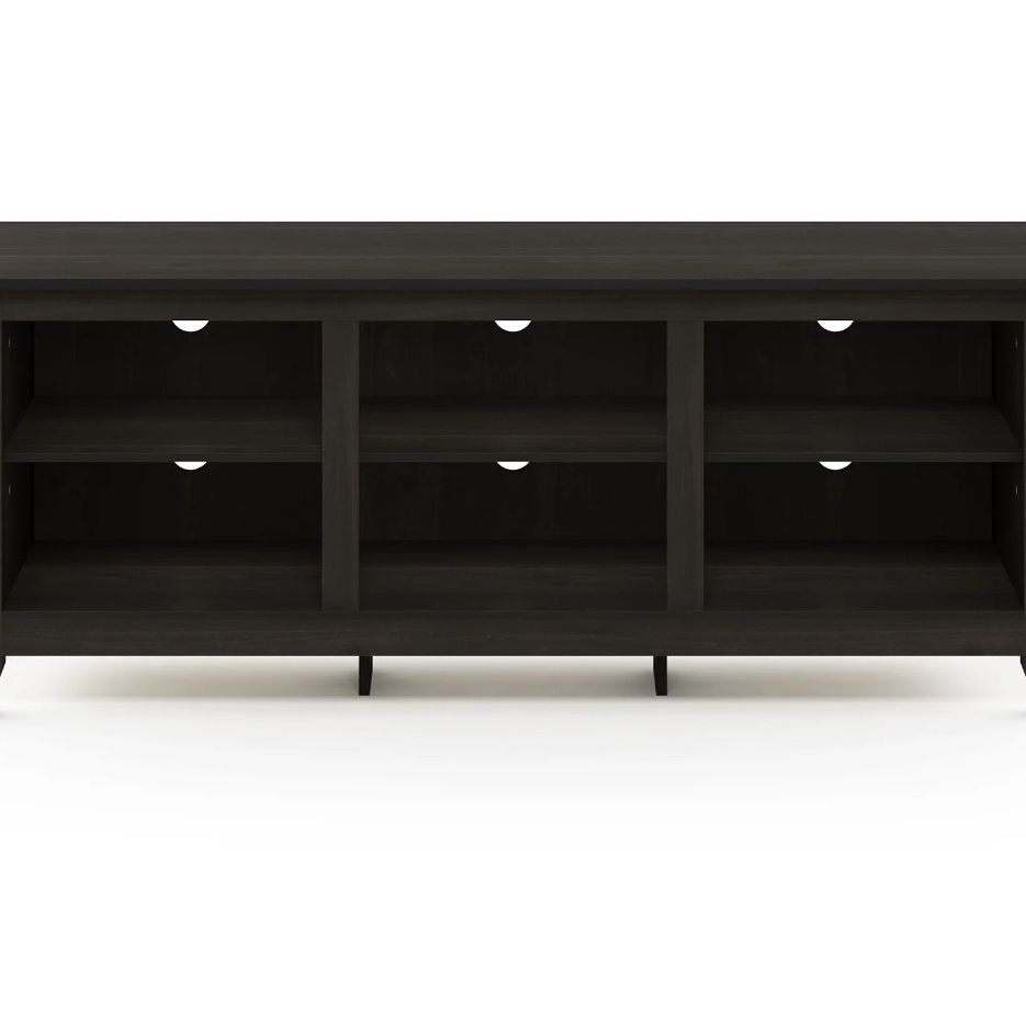 Furinno Furinno Jensen TV Stand with Shelves, for TV up to 65 Inch, Espresso