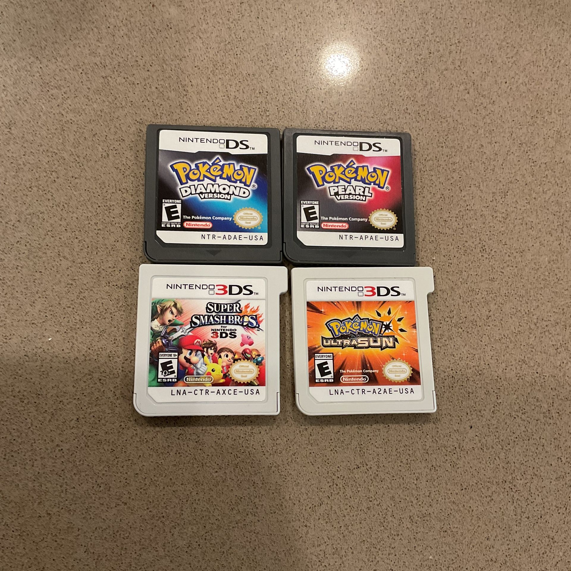 Nintendo DS 3DS Games Pokemon