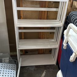 White Shelving Unit/Bookshelf