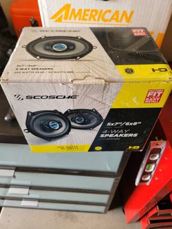 5x7 4 Way 200 Watt Speakers