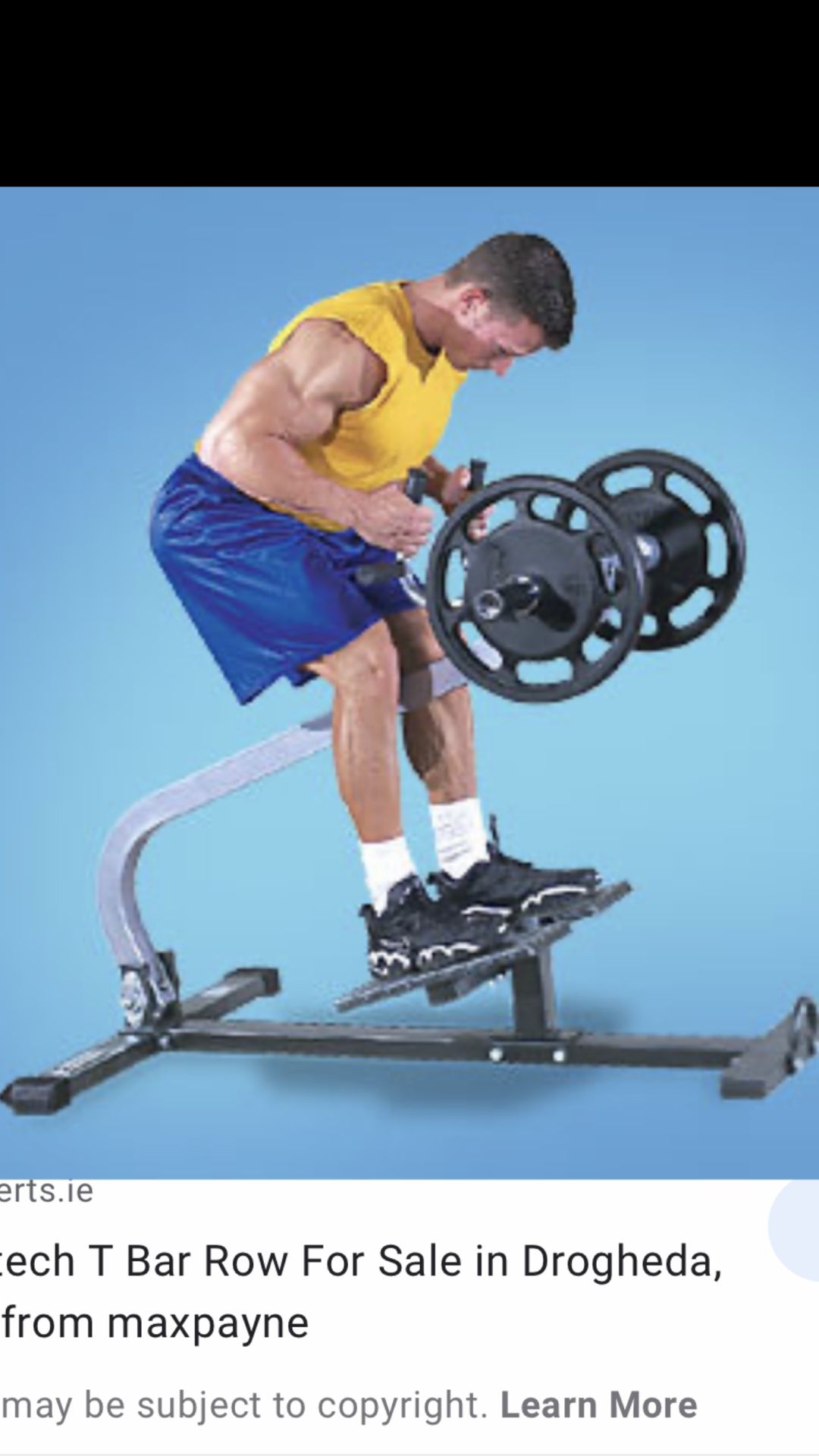 Powertec t bar row sale
