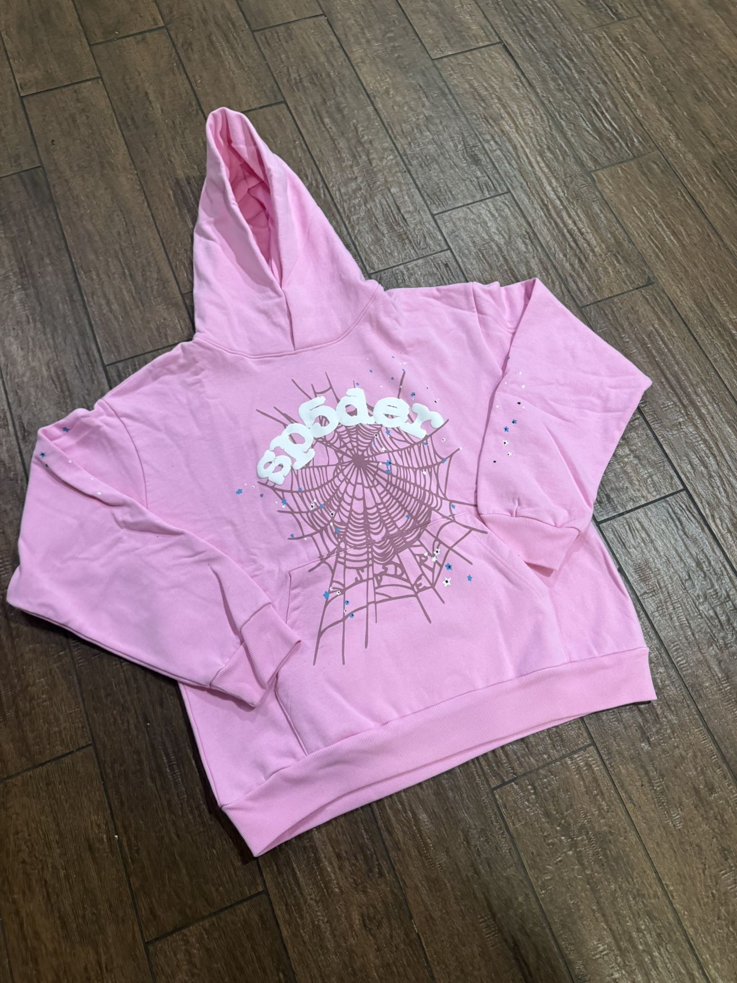 Sp5der Hoodie Pink XL