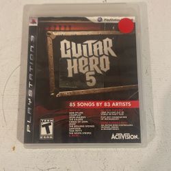 Ps3 Guitar Hero 5