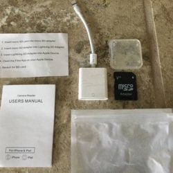 Apple iphone/ipad sd card reader (New) 