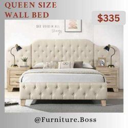 Beige Queen Size Beds