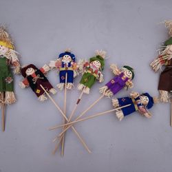 Set of 7 Scarecrow Picks