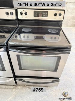 Frigidaire Stove Electric (#759). SEE PRICE DETAILS 