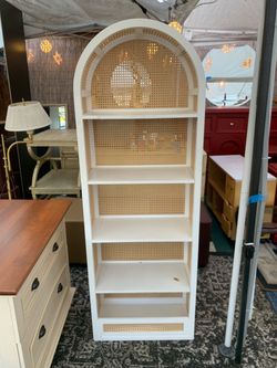 Rattan 4 Shelf Bookcase $65 OBO!