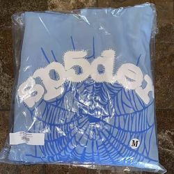Blue Spider Hoodie Medium 