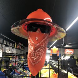 MSA Hard Hat Full Brim Shade Lexan Polyurethane / Sombras Para Casco Mica 