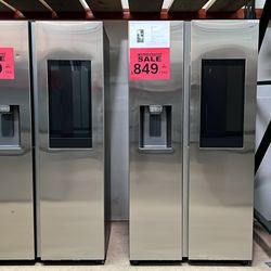 Samsung Family Hub Refrigerator Counter Depth And Regular Depth Available 