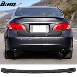Fits 2007-2012 Lexus ES350 XV40 IKON Style Rear Trunk Spoiler Wing Lip Gloss Black