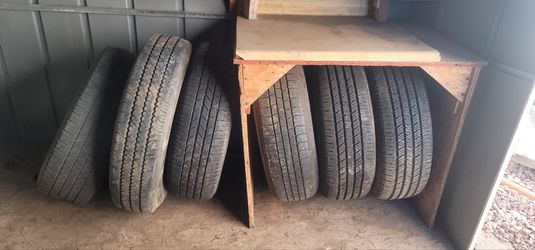 Tires bf Goodrich, Hankook, Bridgestone, Goodyear
