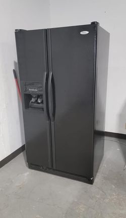 Whirlpool Side-by-Side Black Fridge
